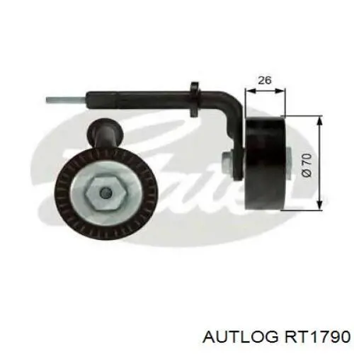 APV2559 Dayco Polea tensora