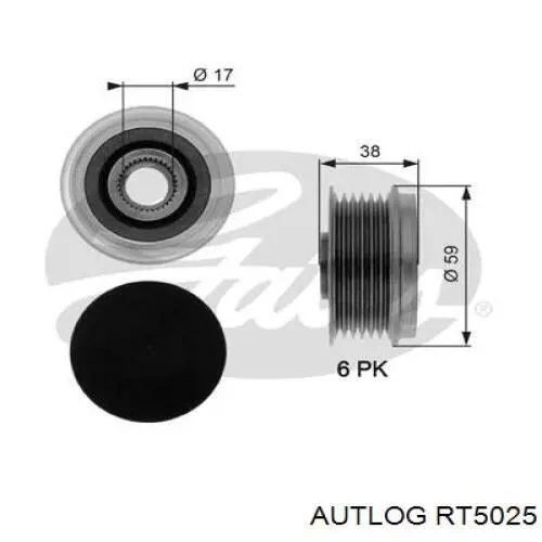 Poleas juego de piezas Alfa Romeo Mito 955