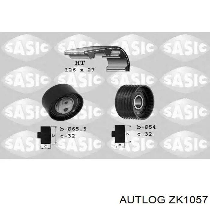 Kit de distribución 8671019666 Renault (RVI)