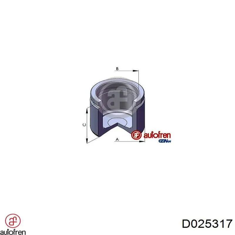 Comprar D025317 Autofren Émbolo de la pinza de freno delantera