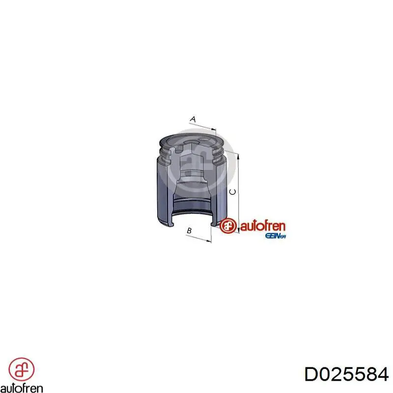 Comprar D025584 Autofren Émbolo de la pinza de freno trasera