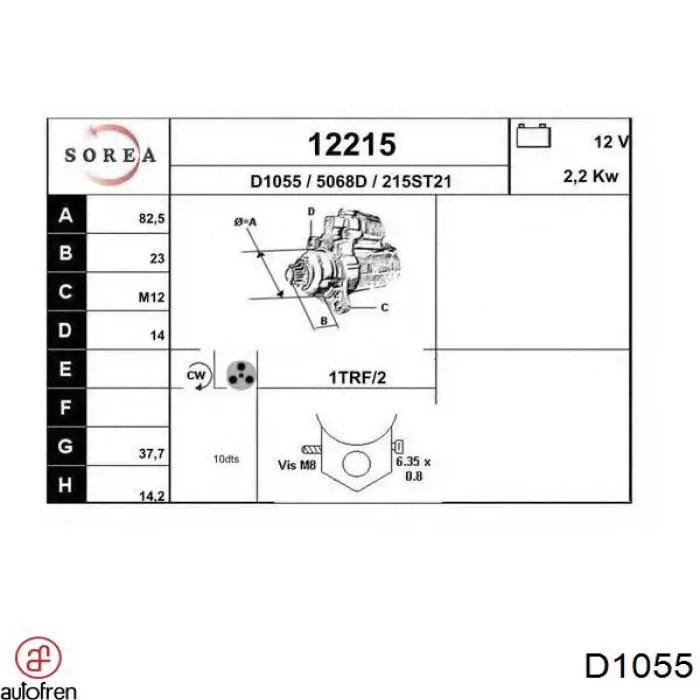  Autofren D1055 precio, desde 9,94 EUR