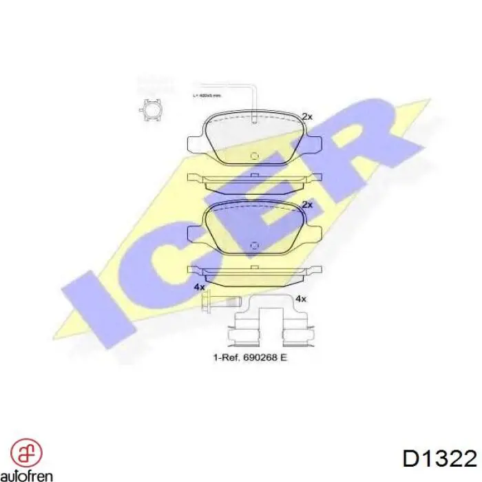 Kit de reparación, cilindro de freno principal Autofren D1322 precio, desde 6,94 EUR