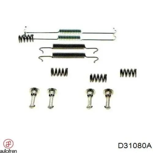 Kit de montaje de zapatas de freno traseras 03013793542 ATE