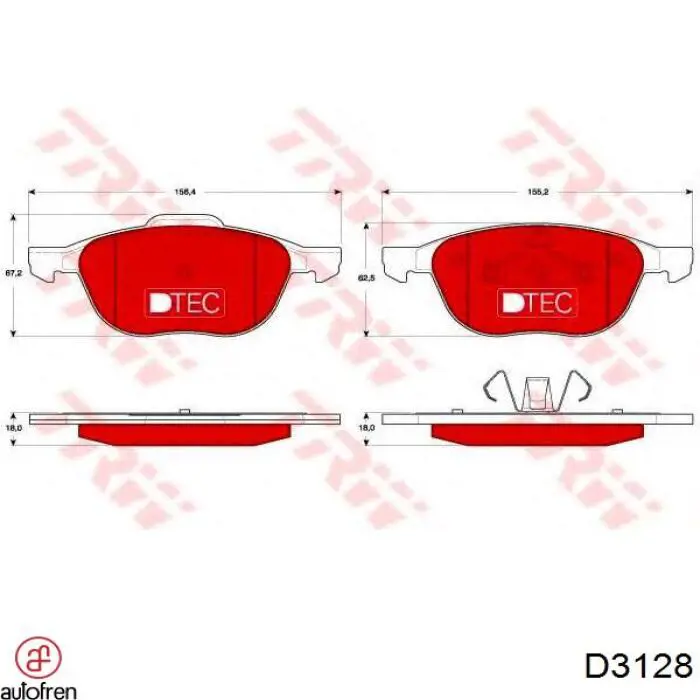 Kit de reparación del bombín de freno Autofren D3128 precio, desde 11,15 EUR