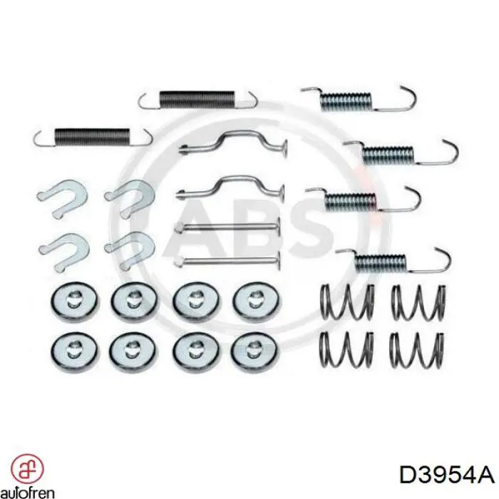 D3954A Autofren juego de reparación, pastillas de frenos