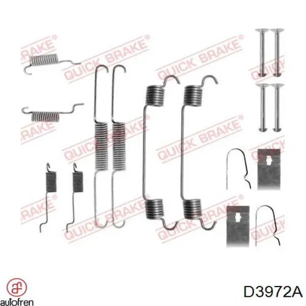 Juego de reparación de pastillas de freno Autofren D3972A precio, desde 9,30 EUR