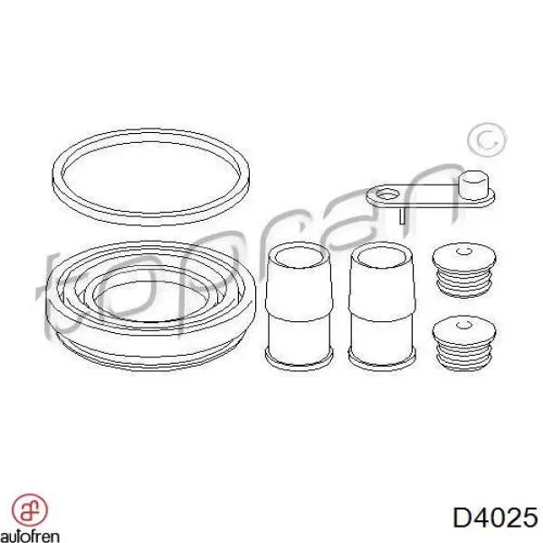 Kit de reparación, pinza de freno delantero Autofren D4025 precio, desde 13,88 EUR
