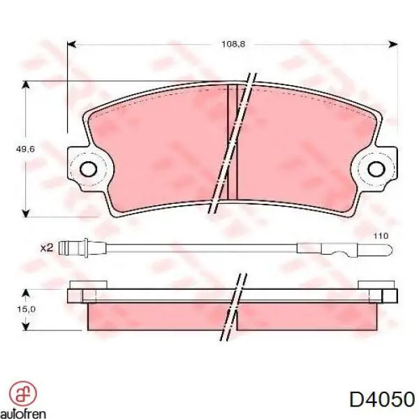 Kit de reparación, pinza de freno delantero Autofren D4050 precio, desde 14,50 EUR