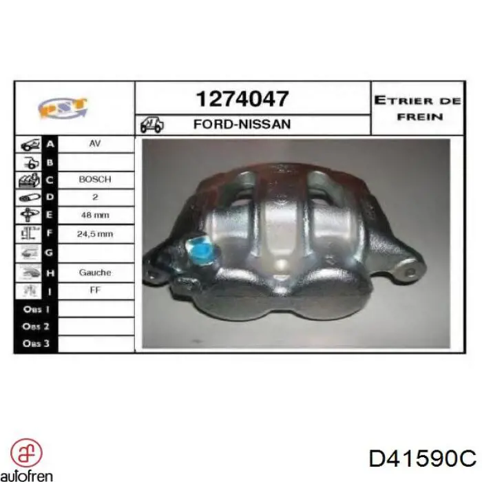 Kit de reparación, pinza de freno delantero Ford Transit V furgoneta (V184/5) (2000 - 2006) precio, desde 32,34 EUR