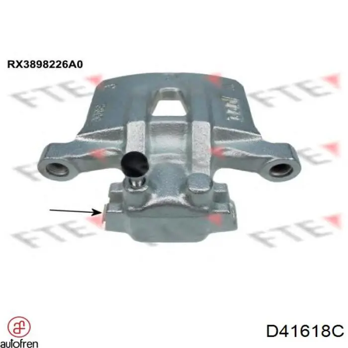 Comprar D41618C Autofren Juego de reparación, pinza de freno trasero