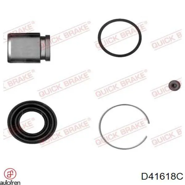 Kit de reparación de pinzas de freno trasero D41618C Autofren