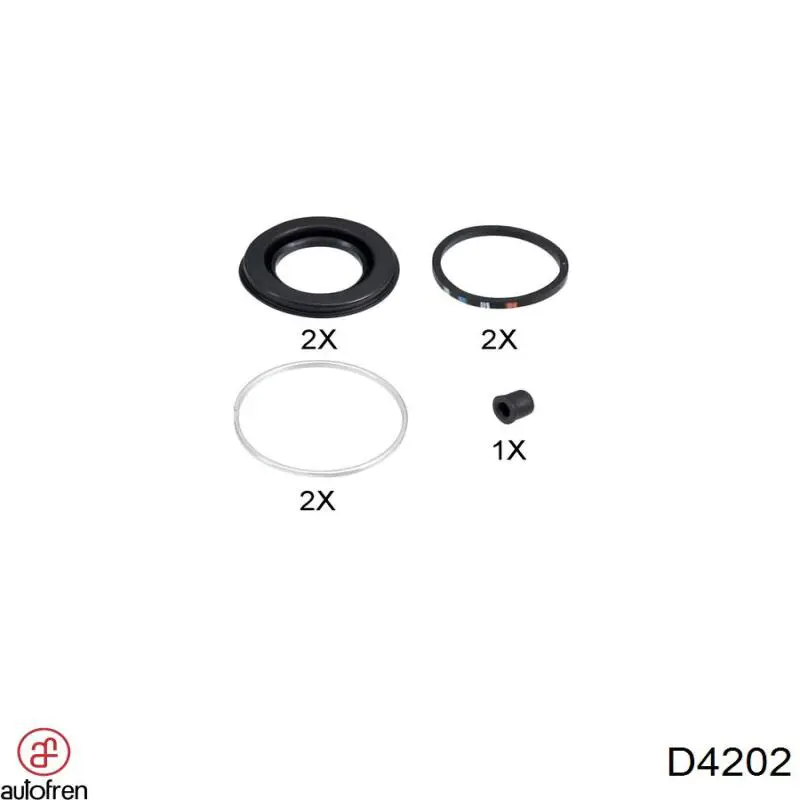 Kit de reparación, pinza de freno trasero Autofren D4202 precio, desde 7,48 EUR