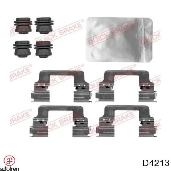 Comprar D4213 Autofren Kit de reparación de pinzas de freno