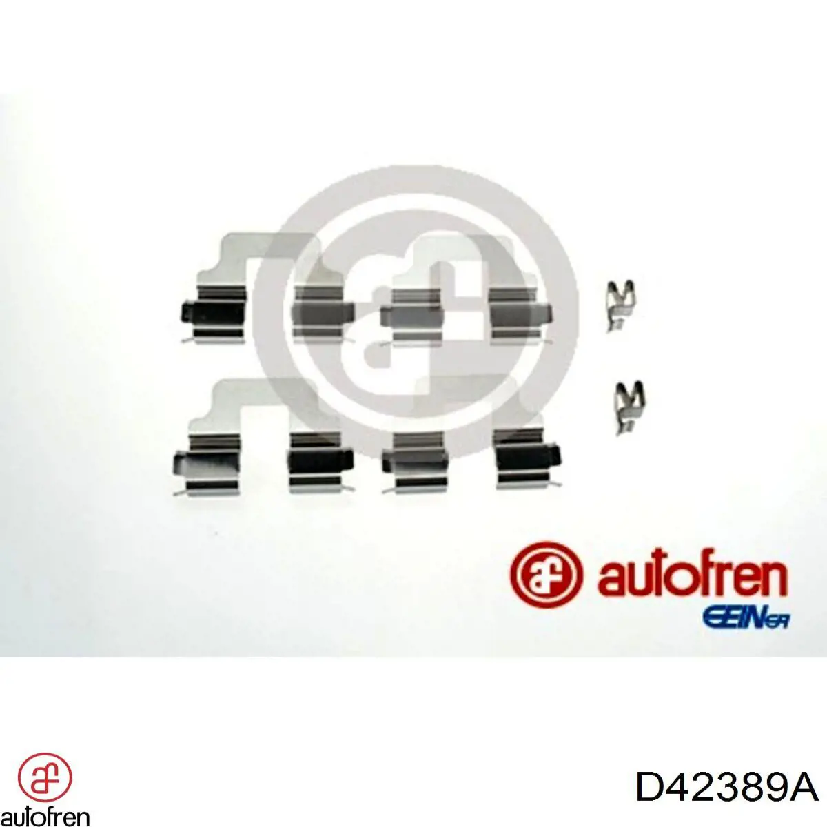 D42389A Autofren conjunto de muelles almohadilla discos traseros
