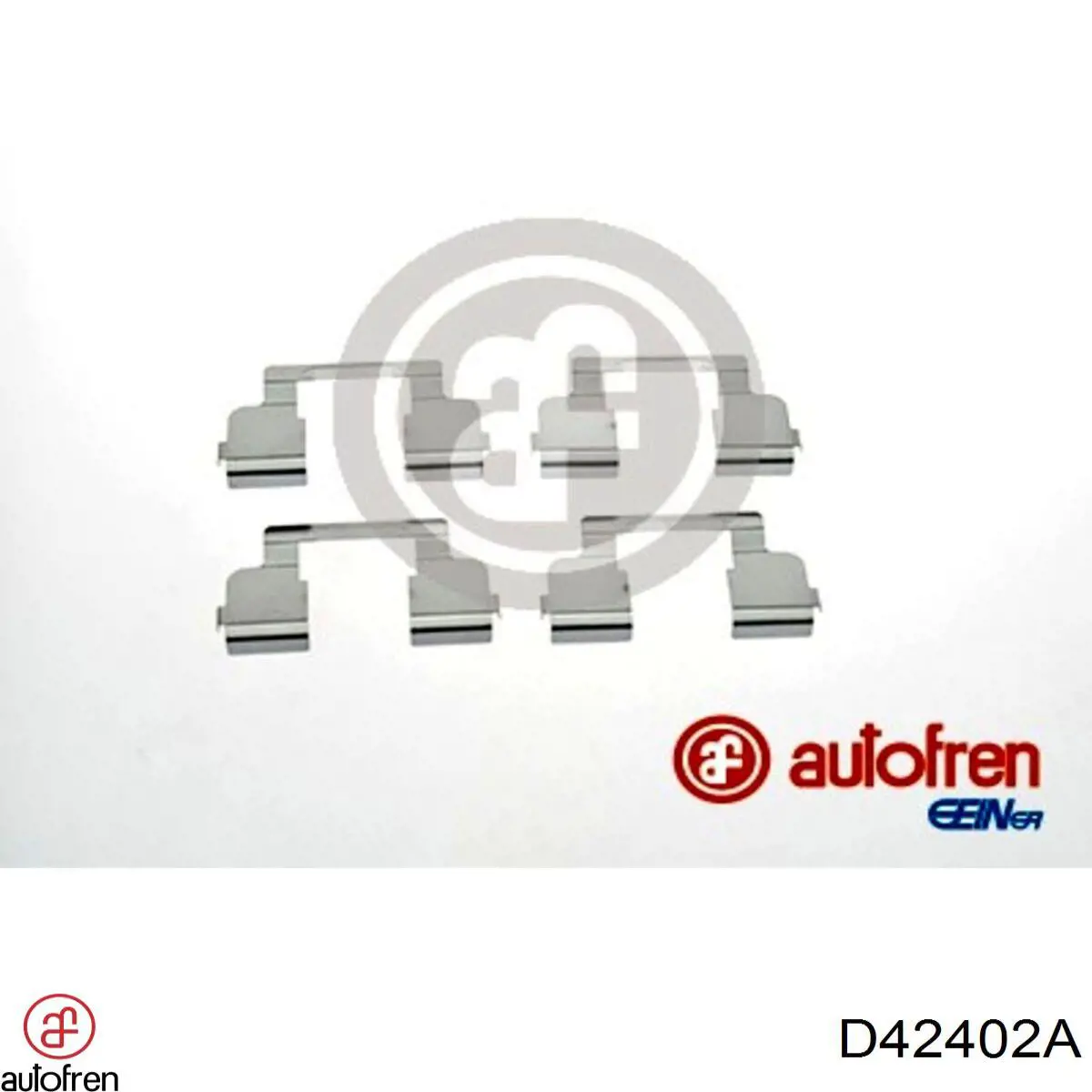 D42402A Autofren conjunto de muelles almohadilla discos delanteros