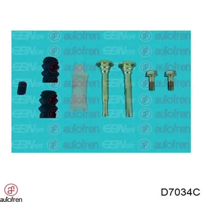 Juego de reparación, pinza de freno delantero Citroen C3 2 A51