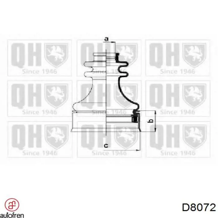 Fuelle, árbol de transmisión delantero interior Renault Laguna 1 B56, 556
