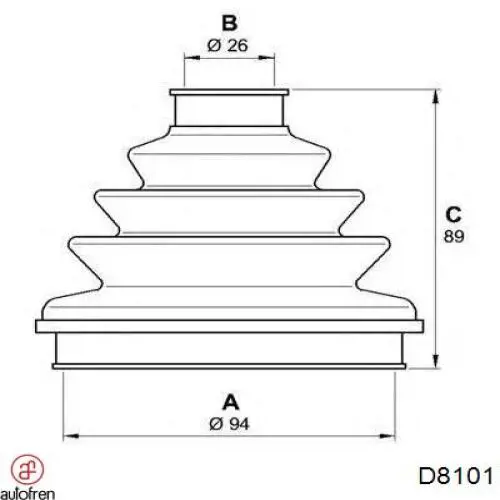 Fuelle semieje delantero exterior Impergom 28119