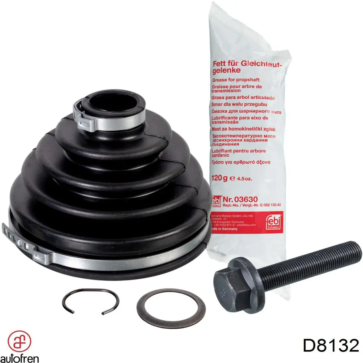 D8132 Autofren Fuelle transmisión delantero exterior