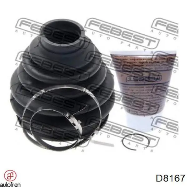 Comprar 01761 Metalcaucho Fuelle de palier delantero exterior