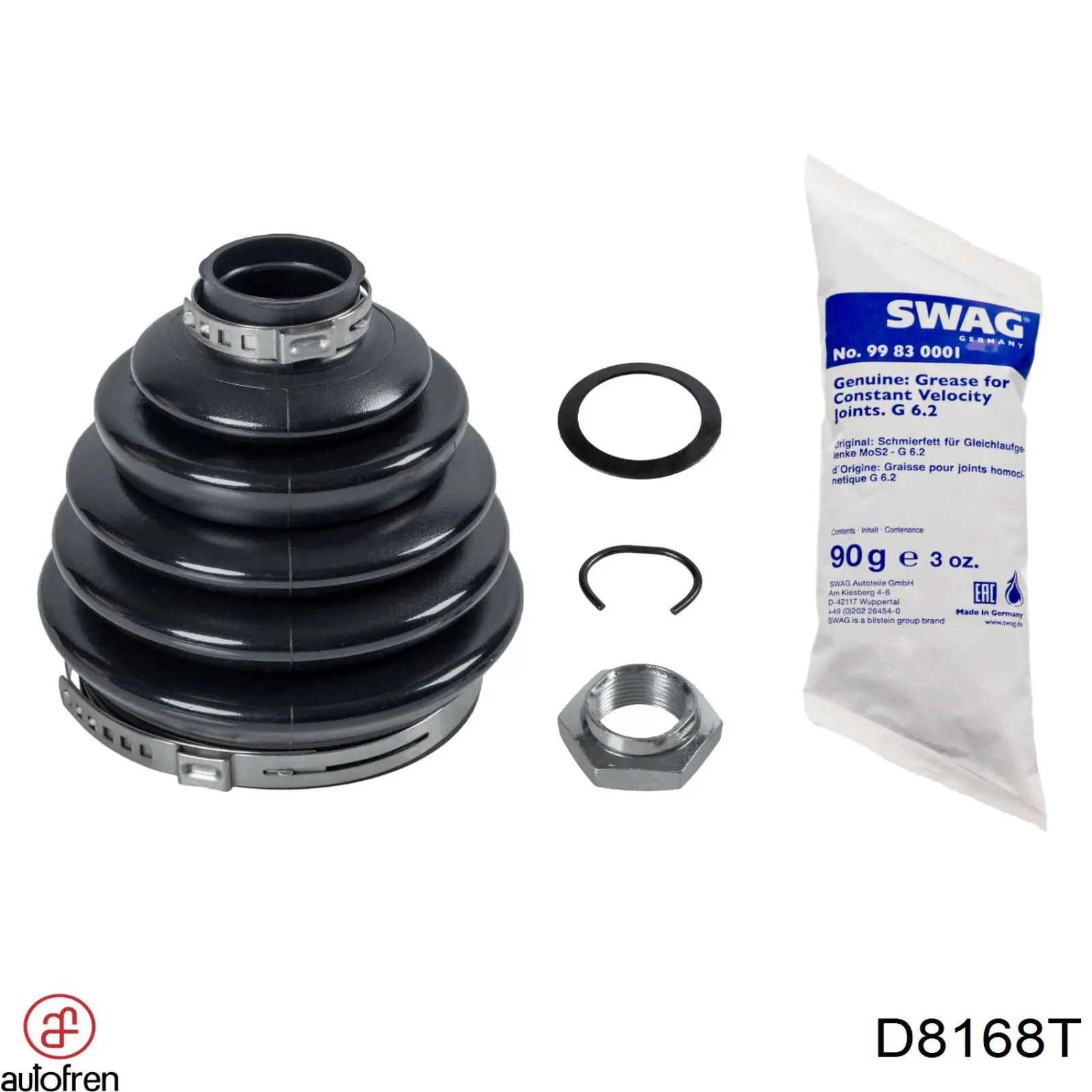Fuelle semieje delantero exterior Autofren D8168T