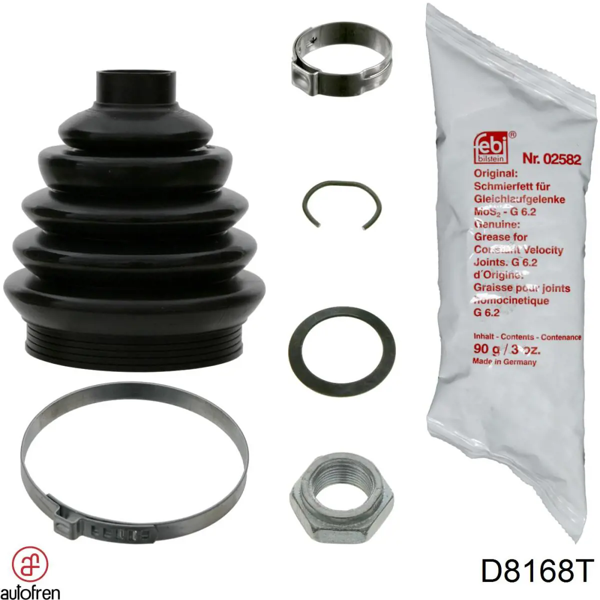 Fuelle de palier delantero exterior D8168T Autofren