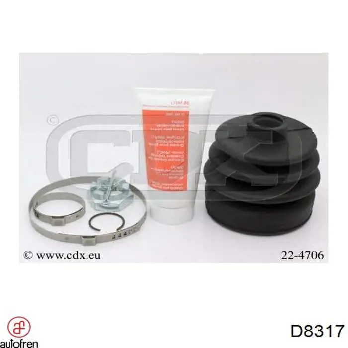 D8317 Autofren Fuelle palier delantero interior