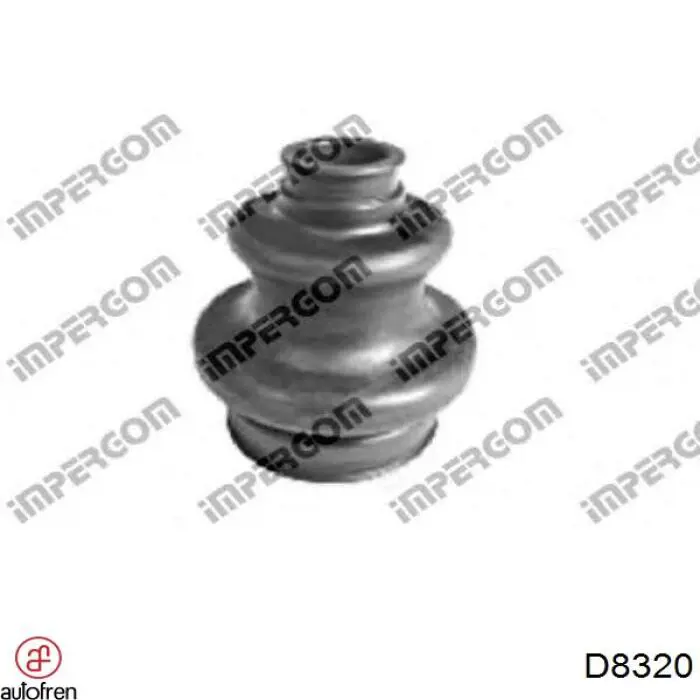 Fuelle interior de junta homocinética del semieje trasero 37034 GKN-Spidan