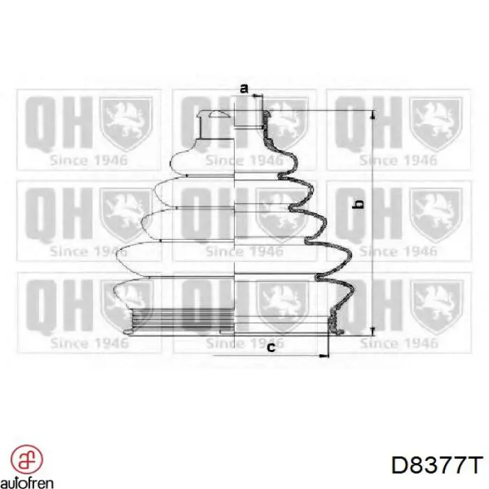 Comprar D8377T Autofren Fuelle de palier delantero exterior