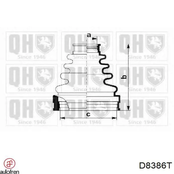 Fuelle exterior del eje de transmisión trasero Autofren D8386T precio, desde 15,58 EUR