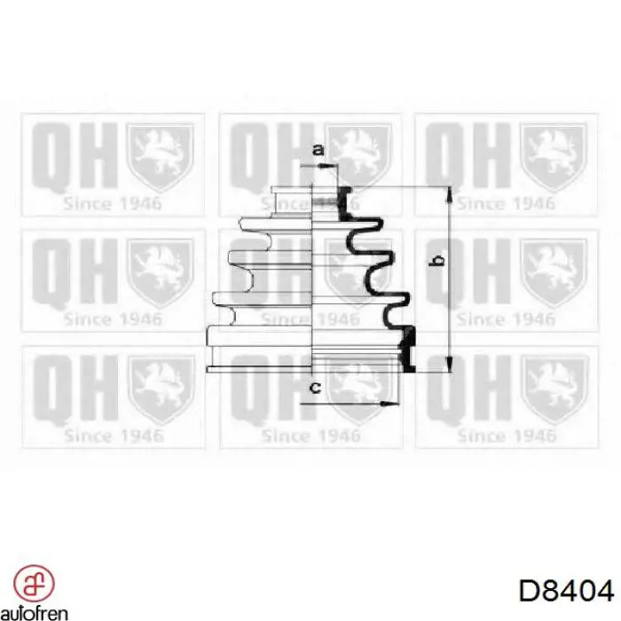 D8 404 Autofren fuelle, árbol de transmisión delantero exterior