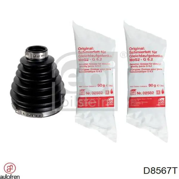 Juego de fuelles de junta homocinética delantera 0442805230 Toyota