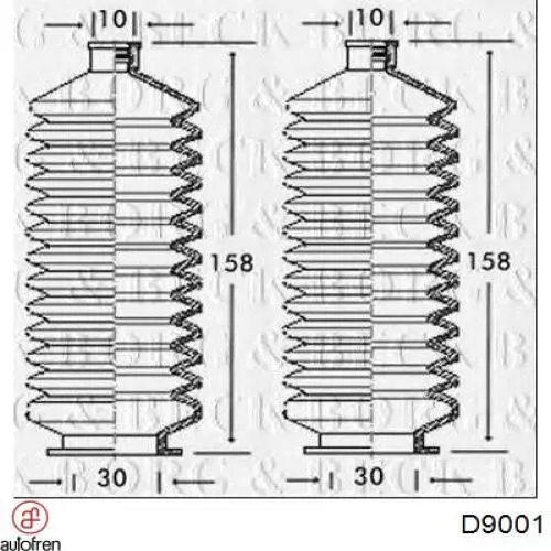 Guardapolvo de dirección Autofren D9001 precio, desde 6,10 EUR