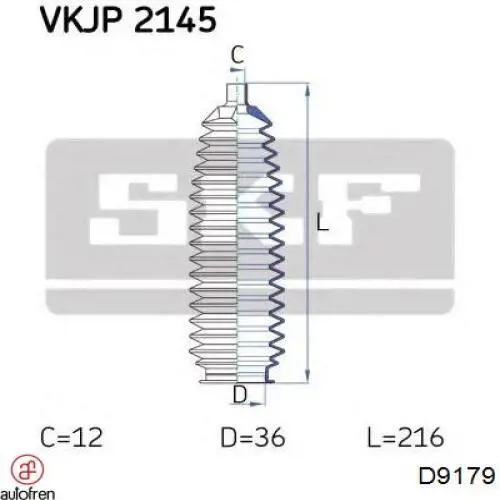 Comprar D9179 Autofren Plumero de dirección