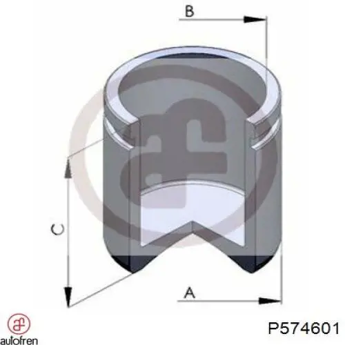 P574601 Autofren pinza de freno delantera derecha