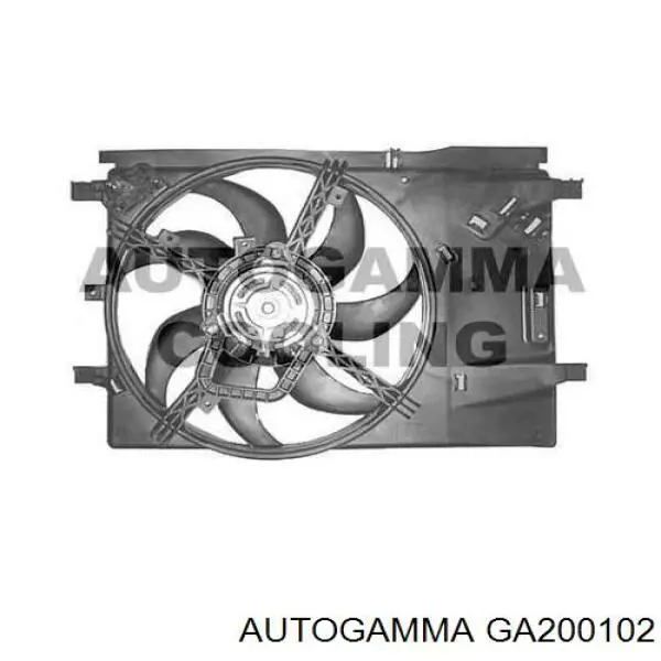069422753010 Magneti Marelli difusor de radiador, aire acondicionado, completo con motor y rodete