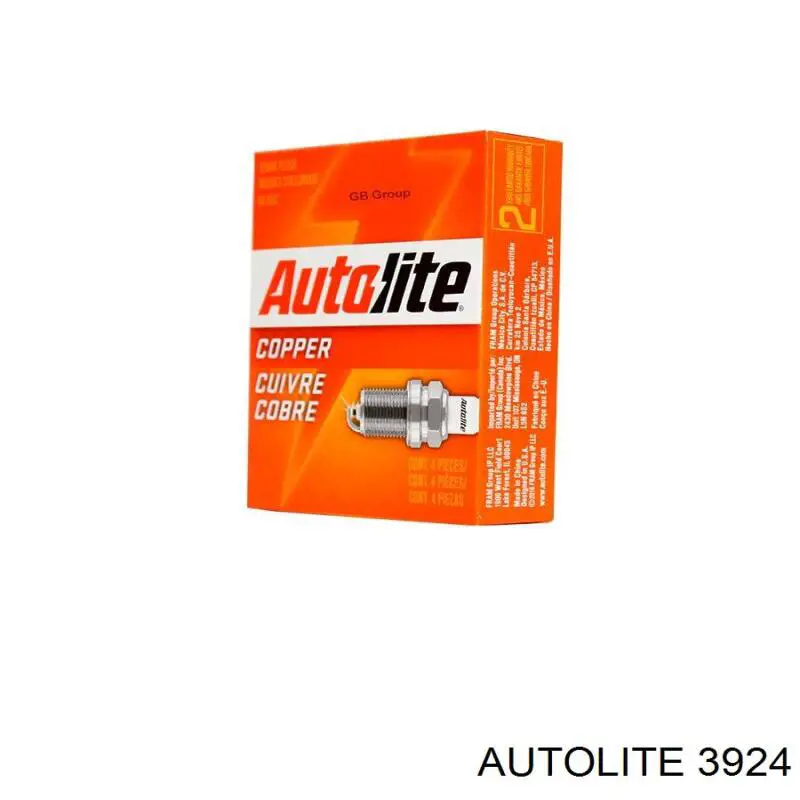 3924 Autolite bujía de encendido