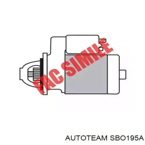 CST10195 Casco motor de arranque