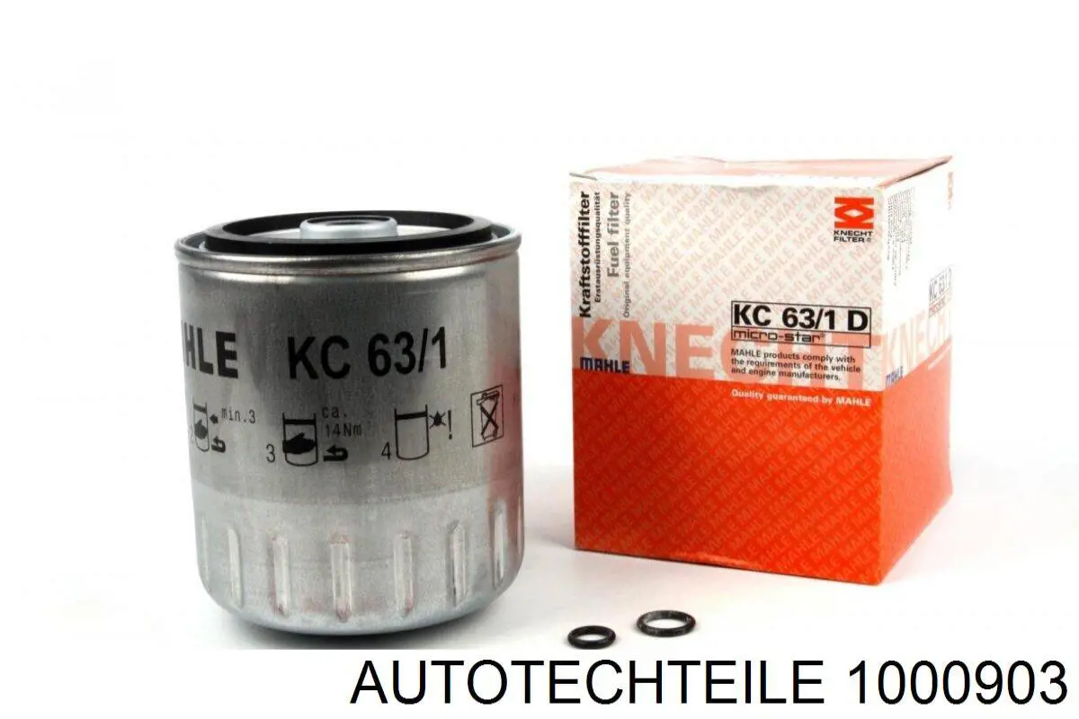 100 0903 Autotechteile filtro combustible