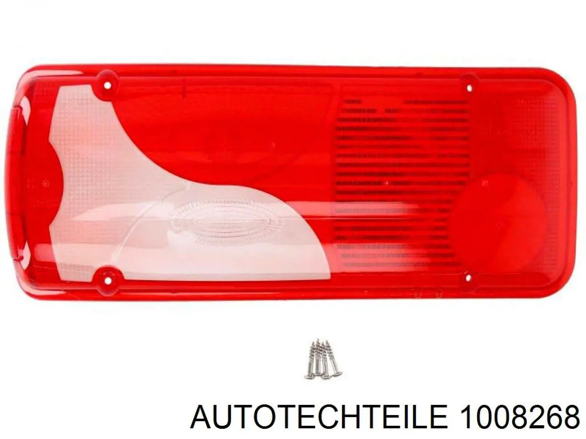 100 8268 Autotechteile cristal de piloto posterior izquierdo