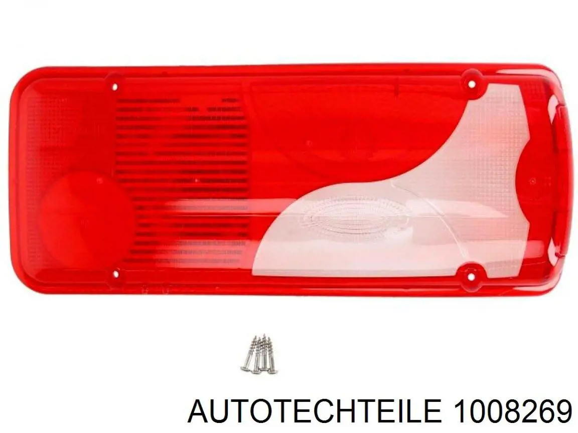 100 8269 Autotechteile cristal de piloto posterior derecho
