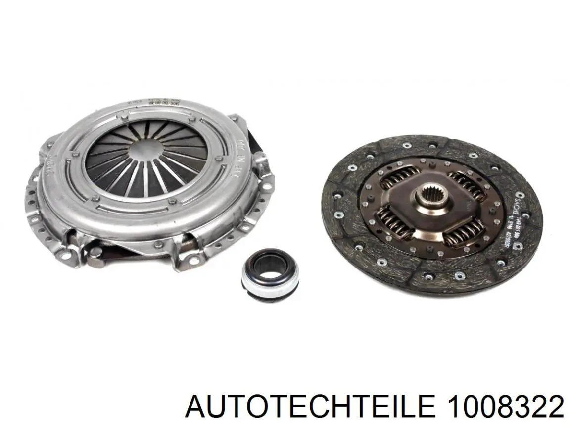 100 8322 Autotechteile motor eléctrico, ventilador habitáculo