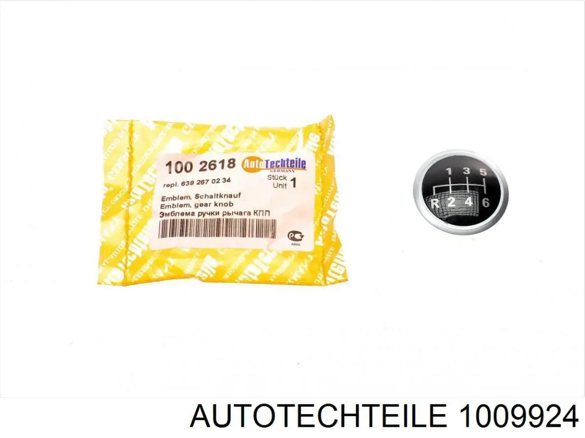 100 9924 Autotechteile sello de aceite del vastago de la caja de engranajes