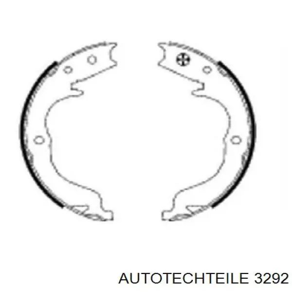 3292 Autotechteile abrazadera para montaje de casquillos estabilizadores traseros