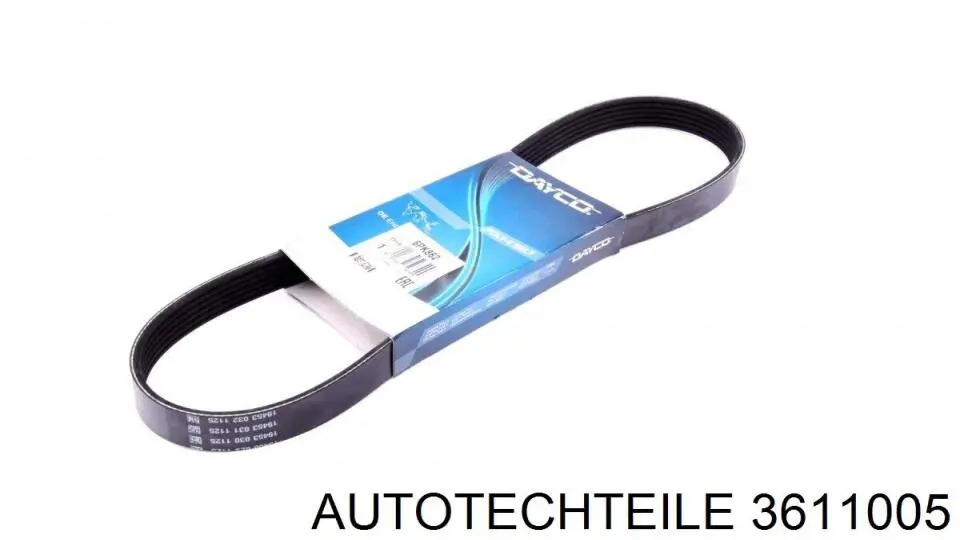 361 1005 Autotechteile tubo flexible de frenos trasero