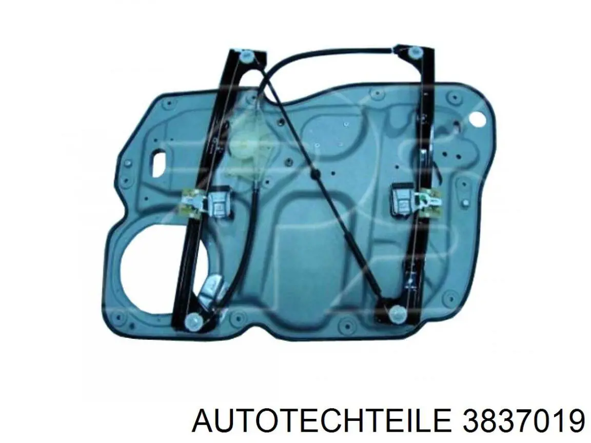 Juego de reparación, mecanismo de elevalunas, puerta delantera para Volkswagen Caddy (2KA)