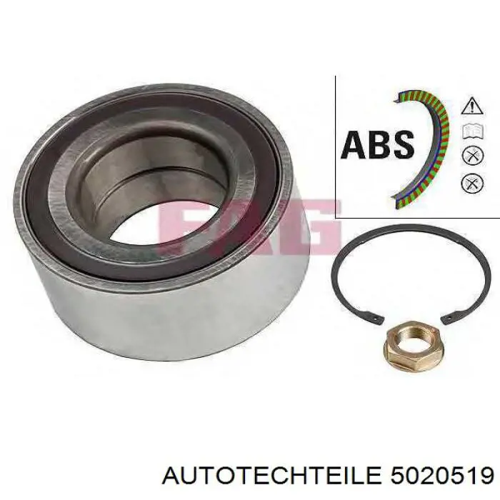 502 0519 Autotechteile cojinete de rueda delantero