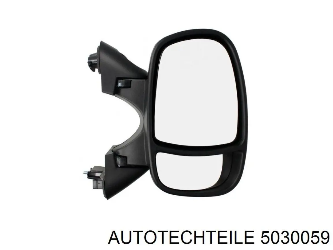 503 0059 Autotechteile cristal de espejo retrovisor exterior izquierdo