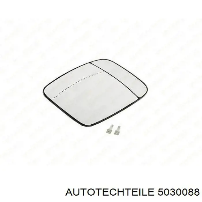 503 0088 Autotechteile cristal de espejo retrovisor exterior derecho